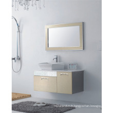 Salle de bains Cabinet Nouvelle Mode Embossment Cabinet Design Salle De Bains Vanité Salle De Bains Meubles Salle De Bains Miroir Cabinet (YB-801)